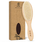 ORW OREN’S Beechwood Handle & Goat Hair Bristle Baby Hair Brush